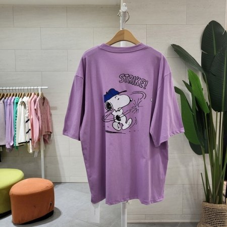 루즈핏 홈런찰리 반팔티셔츠