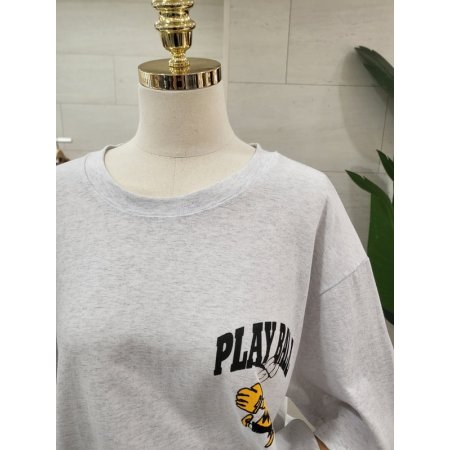 루즈핏 홈런찰리 반팔 티셔츠