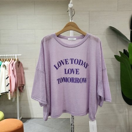 린넨 투모로우 박스티셔츠