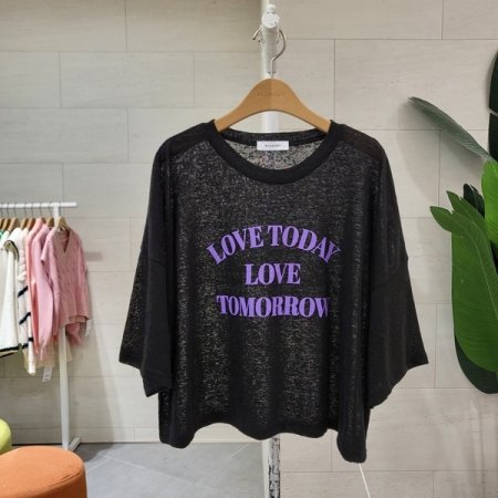 린넨 투모로우 박스티셔츠