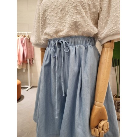 허리끈 치마반바지