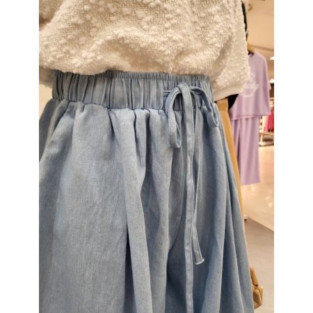 허리끈 치마반바지