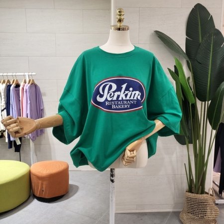 오버핏 퍼킨스 반팔티셔츠