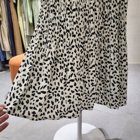 네오주름 밴드 롱스커트