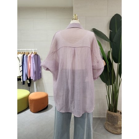 루즈핏 썸머 아사 남방