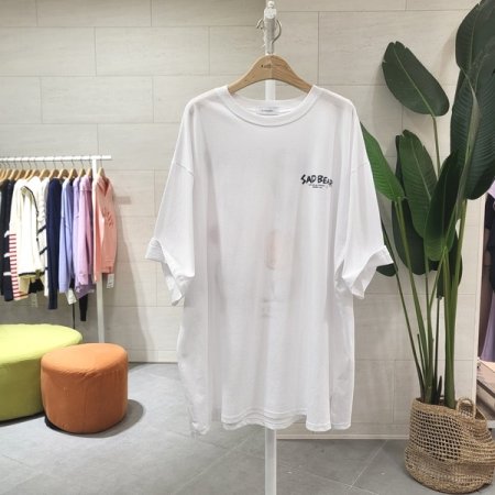 루즈핏 하트베어 반팔티셔츠