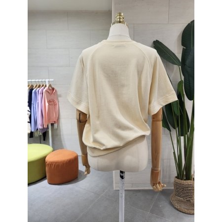 탄탄 파리자수 컬러맨투맨