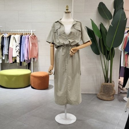 바스락 카고 스커트세트