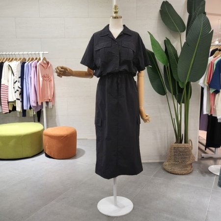 바스락 카고 스커트세트