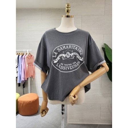 라 피그먼트 반팔티셔츠