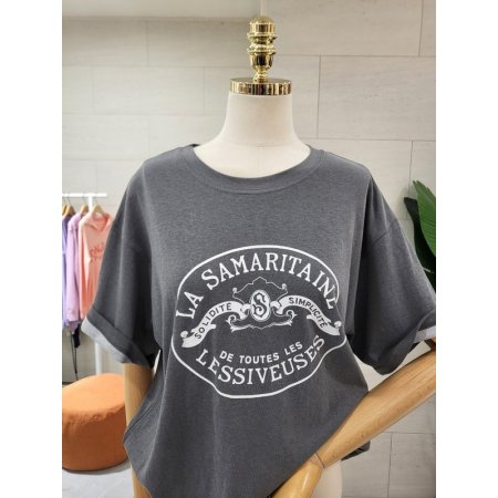 라 피그먼트 반팔티셔츠