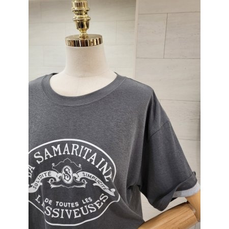 라 피그먼트 반팔티셔츠