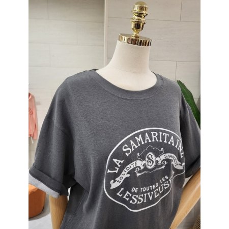 라 피그먼트 반팔티셔츠