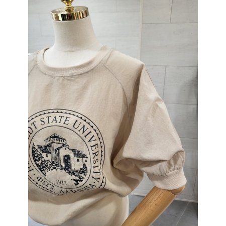 린넨 홈 볼트 나그랑티셔츠