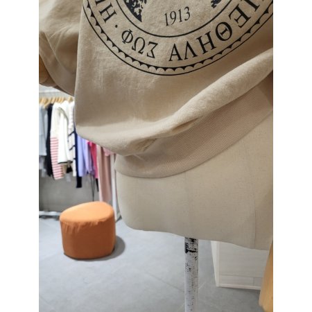 린넨 홈 볼트 나그랑티셔츠