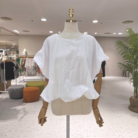 바스락 속밴드 볼륨 블라우스