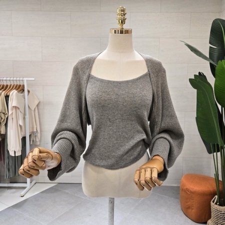 몰튼 볼레로 니트이너세트