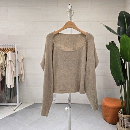 몰튼 볼레로 니트이너세트