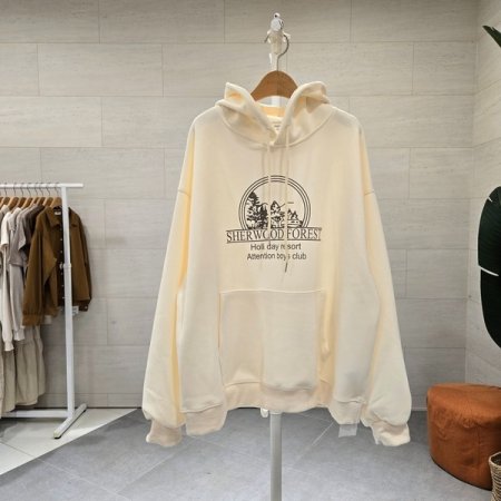 탄탄 우드 후드맨투맨