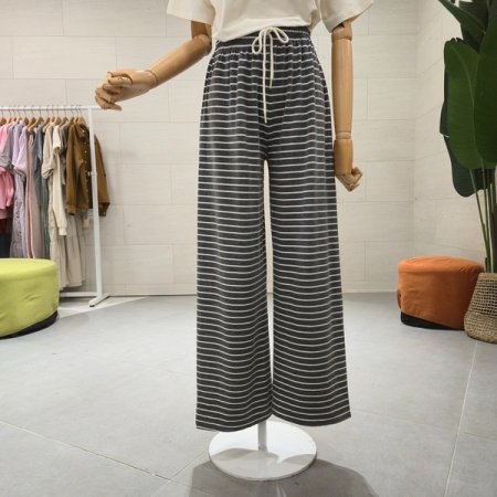 톡톡 스트라이프 밴딩팬츠