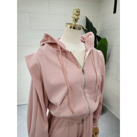 러블리 크롭집업 팬츠 세트