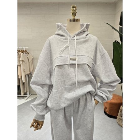 스포티 후드 조거 팬츠세트