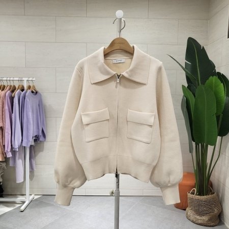 탄탄 언더포켓 집업 가디건