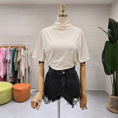 스판 반폴라티셔츠