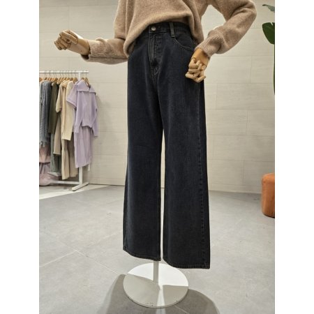 약기모 데님 통일자팬츠