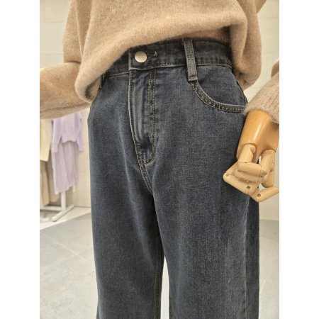 약기모 데님 통일자팬츠