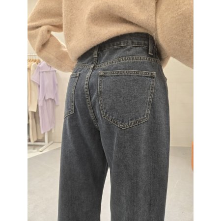 약기모 데님 통일자팬츠