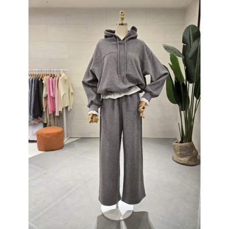 톡톡 밑단조리개 어썸 와이드팬츠세트