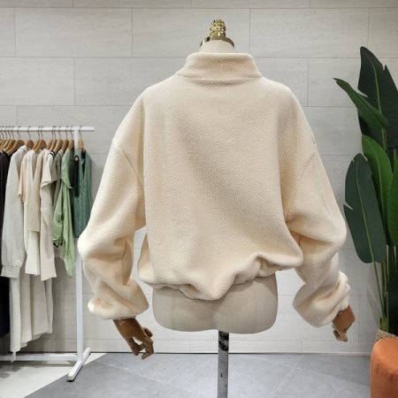 밑단조리개 뽀글이 맨투맨