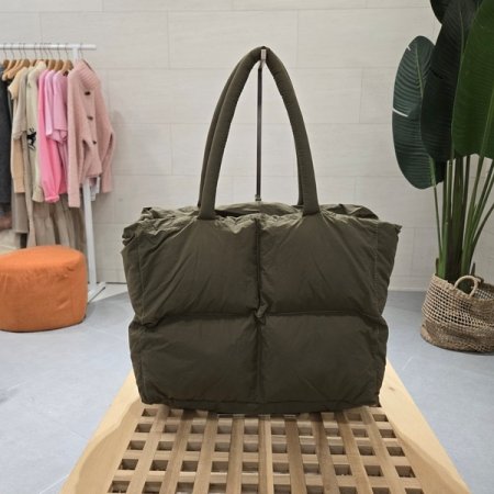 블럭패딩 숄더백