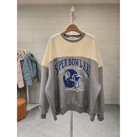 뽀글이믹스 슈퍼볼 기모맨투맨