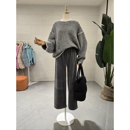 잔골덴 와이드 밴드팬츠