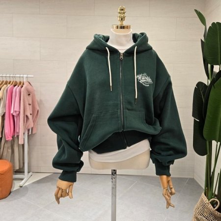 양기모 도톰 진스 집업 점퍼