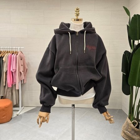 양기모 도톰 진스 집업 점퍼