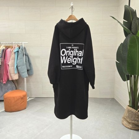 루즈핏 기모 나그랑 원피스