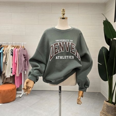 루즈핏 기모 덴버맨투맨