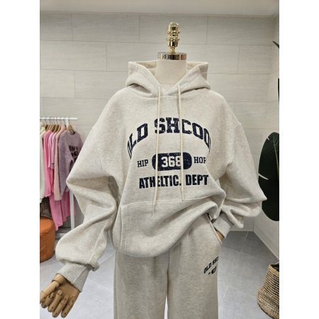 기모 올드 스쿨 조거세트