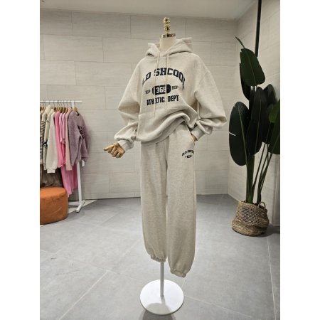 기모 올드 스쿨 조거세트