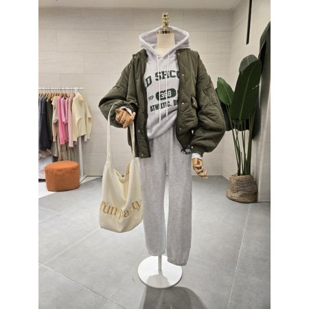 기모 올드 스쿨 조거세트