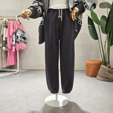 루즈핏 도톰 기모 조거팬츠