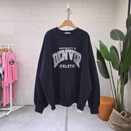 루즈핏 기모 덴버 맨투맨