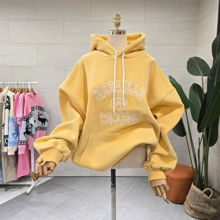 양기모 메달자수 후드 맨투맨