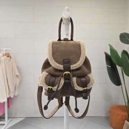 미니 무스탕 백팩