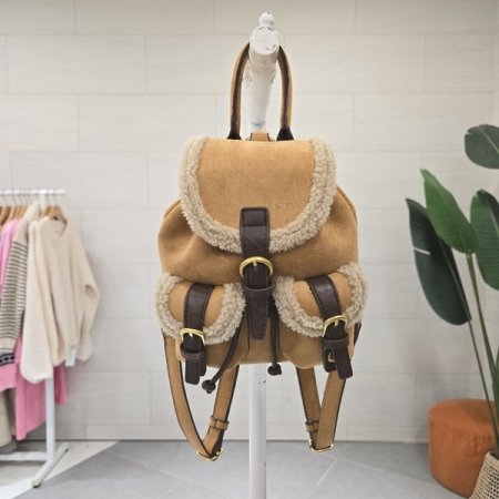 미니 무스탕 백팩