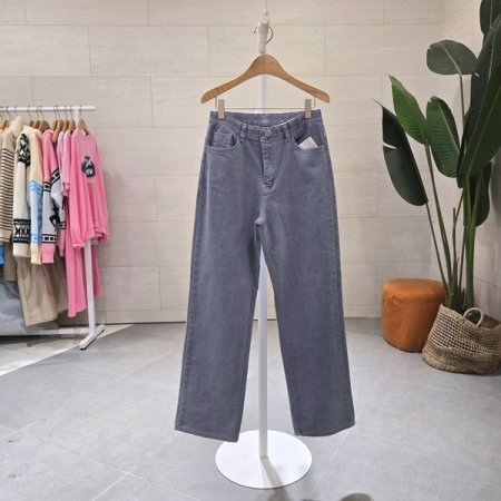 히든밴딩 다잉 기모 스판일자팬츠