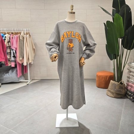 기모 바이론 베어롱원피스